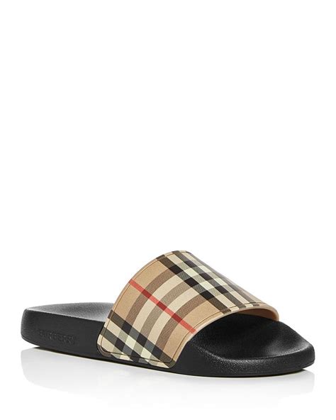 burberry shoes slides|burberry flip flops for women.